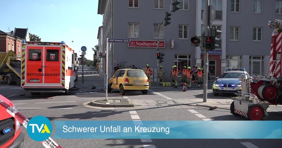 Regensburg: Unfall Mit Rettungswagen – Fünf Personen Verletzt | TVA