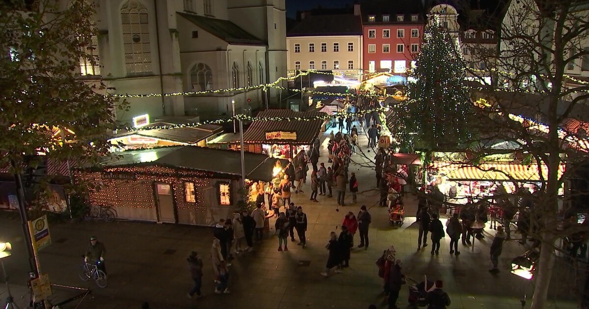 Regensburg Eröffnung Christkindlmarkt Neupfarrplatz TVA